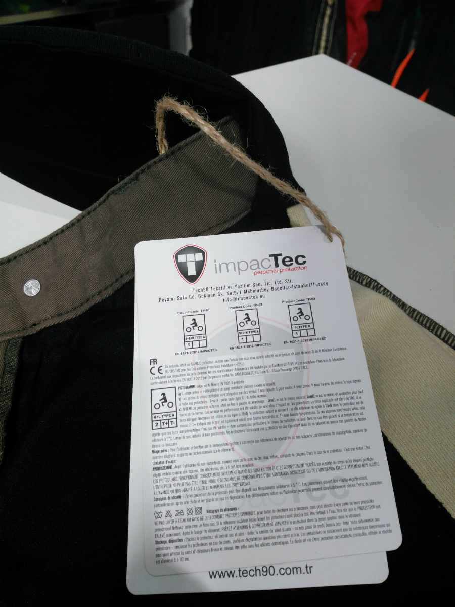 tech90 impatec korumalı motosiklet pantolonu